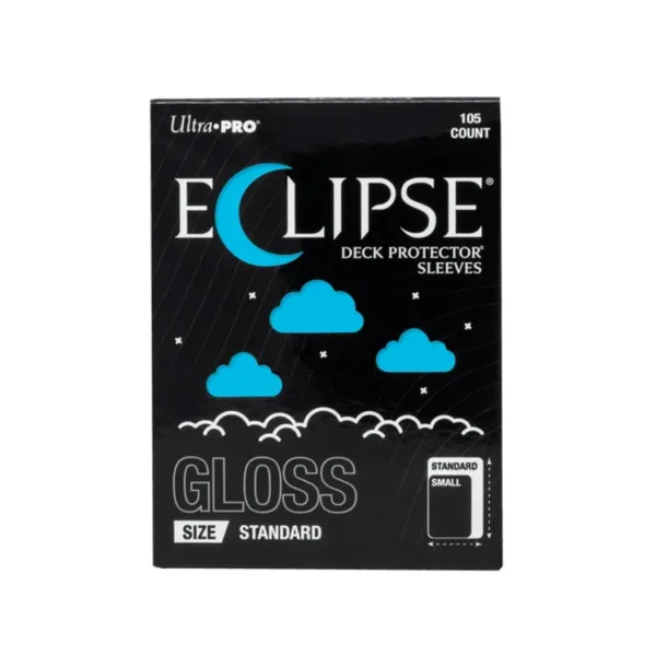Eclipse® Gloss Standard Deck Protector® Sleeves: Sky Blue - Box Eclipse® Gloss Standard Deck Protector® Sleeves: Sky Blue - Box