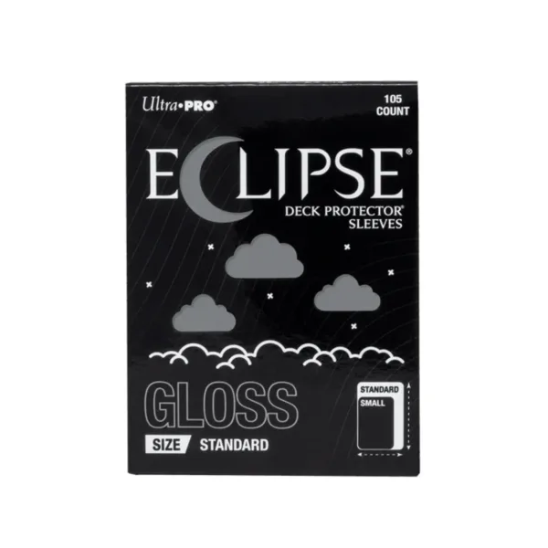 Eclipse® Gloss Standard Deck Protector® Sleeves: Smoke Grey - Box Eclipse® Gloss Standard Deck Protector® Sleeves: Smoke Grey - Box