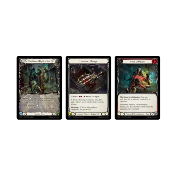 Flesh And Blood Tcg Armory Deck Dr. Mortimer. - Hero Cards Flesh And Blood Tcg Armory Deck Dr. Mortimer. - Hero Cards