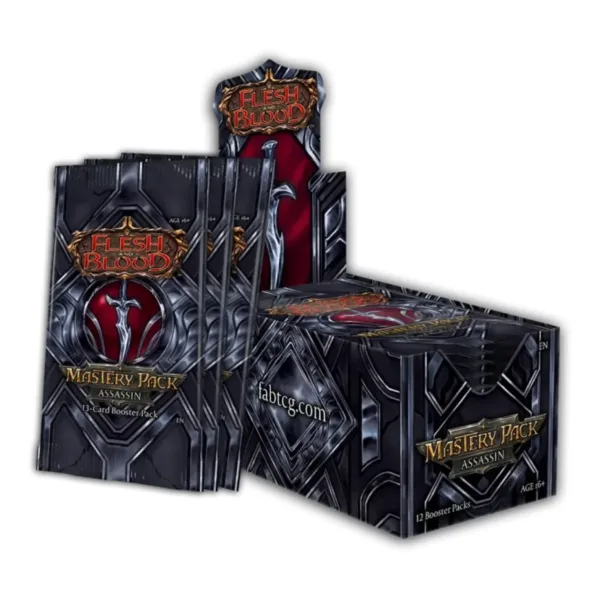 Flesh &Amp; Blood Tcg - Mastery Pack Assassin Booster Display (12 Packs) - En - Booster Display