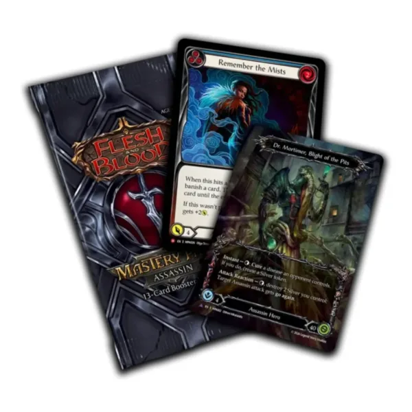 Flesh &Amp; Blood Tcg - Mastery Pack Assassin Booster Display (12 Packs) - En - Booster Content