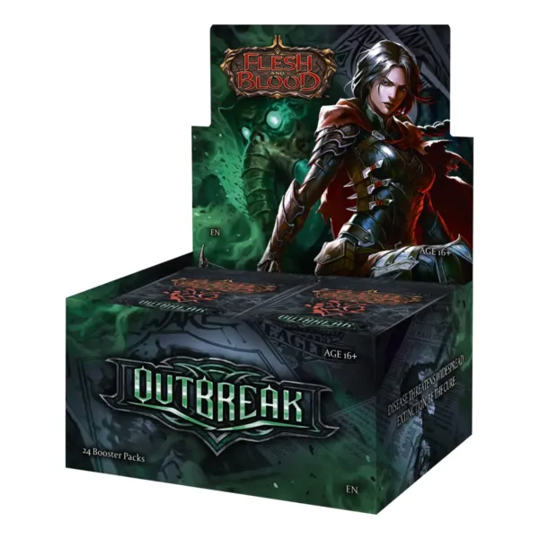 Flesh &Amp; Blood Tcg - Outbreak Booster Display (24 Packs) - En - Booster Display Flesh &Amp; Blood Tcg - Outbreak Booster Display (24 Packs) - En - Booster Display
