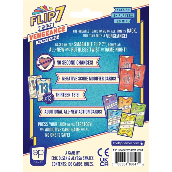Flip 7 With A Vengeance - Back Cover Flip 7 With A Vengeance - Back Cover