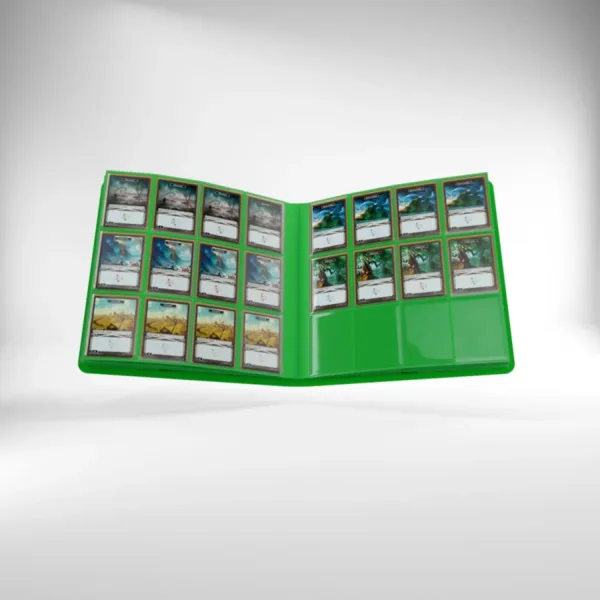 Gamegenic - Casual Album 24- Pocket Green - Open With Cards Gamegenic - Casual Album 24- Pocket Green - Open With Cards