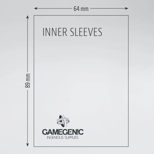 Gamegenic - Inner Sleeves 64X89 - Size