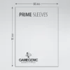 Gamegenic - Prime Sleeves Black 66X91 - Size Gamegenic - Prime Sleeves Black 66X91 - Size