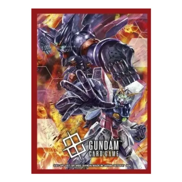 Gundam Tcg - Official Card Sleeves 02 Shining Gundam Vs Master Gundam - Sleeve Art Gundam Tcg - Official Card Sleeves 02 Shining Gundam Vs Master Gundam - Sleeve Art