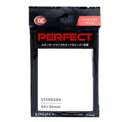 KMC Standard Sleeves - Perfect Size (100 Sleeves) - Front