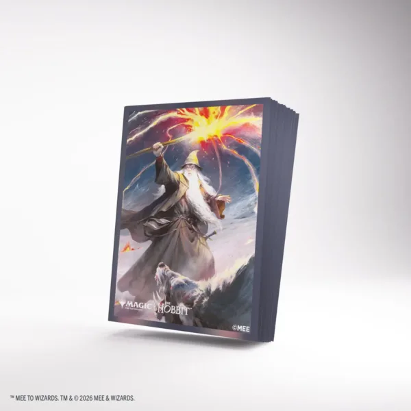 Magic: The Gathering | The Hobbit Premium Art Sleeves - Gandalf, Shadow'S Foe - Sleeves 1