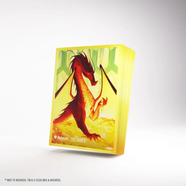 Magic: The Gathering | The Hobbit Premium Art Sleeves - Smaug The Golden - Sleeves 1 Magic: The Gathering | The Hobbit Premium Art Sleeves - Smaug The Golden - Sleeves 1