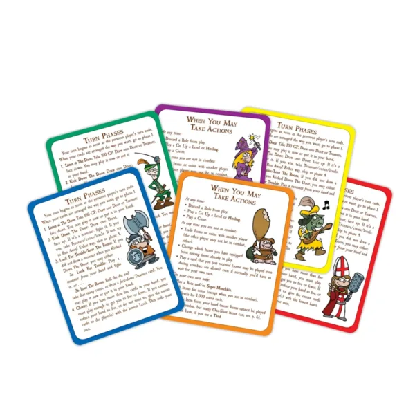 Munchkin Deluxe 2Nd Edition - Rule Cards Munchkin Deluxe 2Nd Edition - Rule Cards
