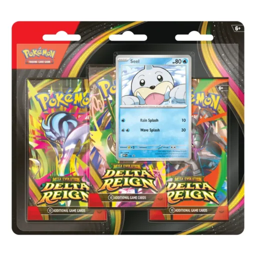 Pokémon Delta Reign 3-pack blister Seel - EN - Packaging