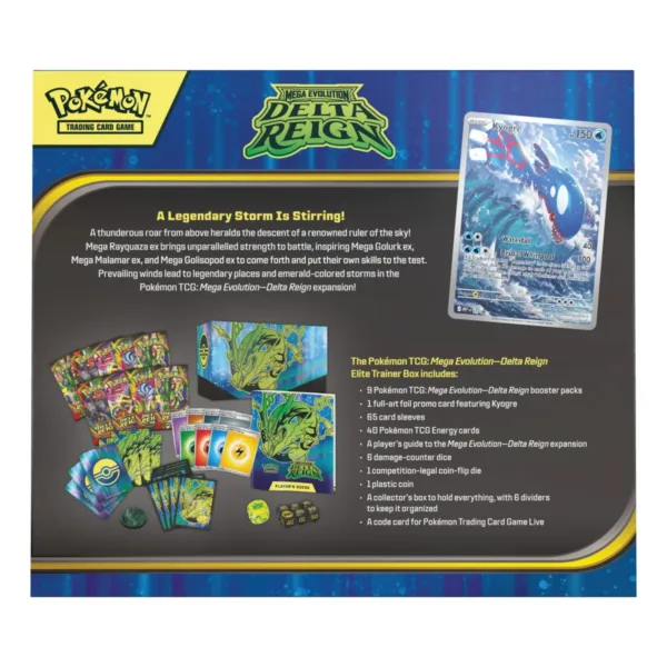 Pokémon Delta Reign Elite Trainer Box - En - Packaging Backside