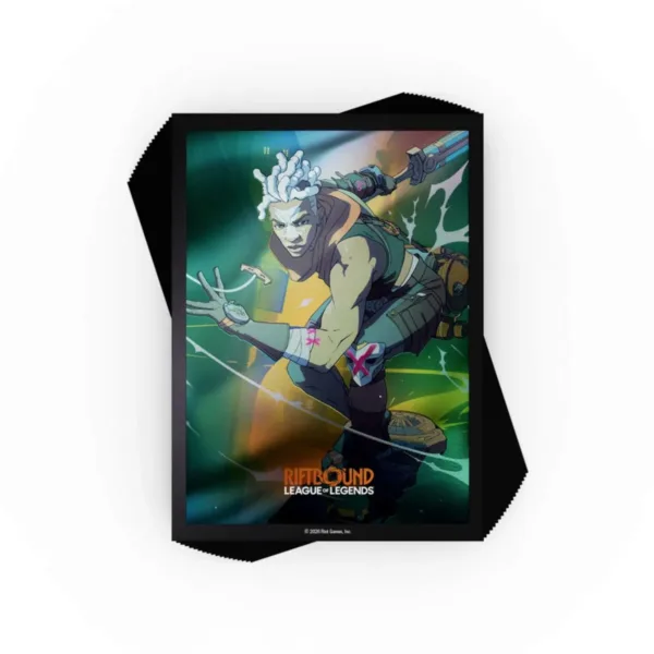 Riftbound: League Of Legends Tcg - Radiance Art Sleeves Ekko - Art Riftbound: League Of Legends Tcg - Radiance Art Sleeves Ekko - Art