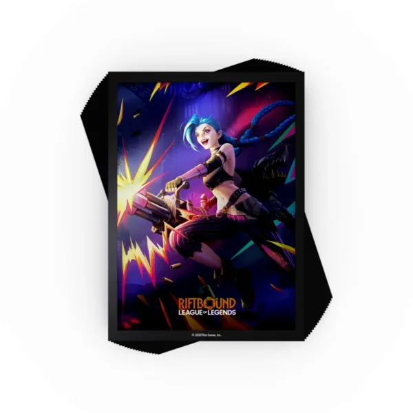 Riftbound: League Of Legends Tcg - Vendetta Art Sleeves Vi Vs Jinx - Jynx Art