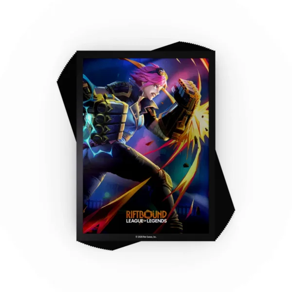 Riftbound: League Of Legends Tcg - Vendetta Art Sleeves Vi Vs Jinx - Vi Art
