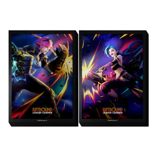 Riftbound: League of Legends TCG - Vendetta Art Sleeves VI vs JINX - Sleeve Art