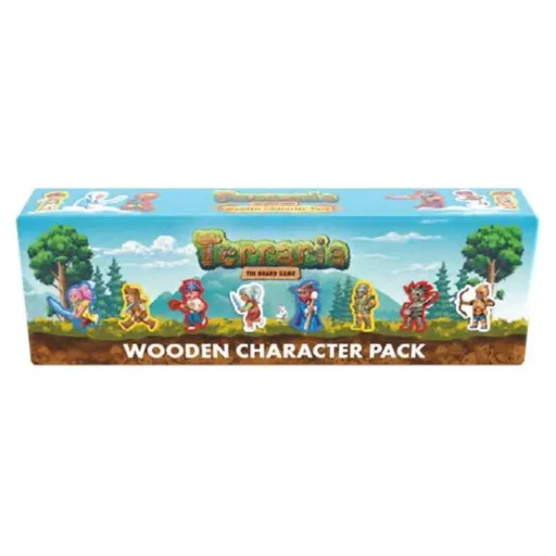 Terraria: The Board Game Wooden Character Pack - Box Art