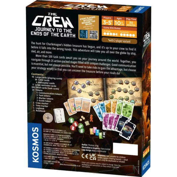 The Crew: Journey To The Ends Of The Earth - Back Cover