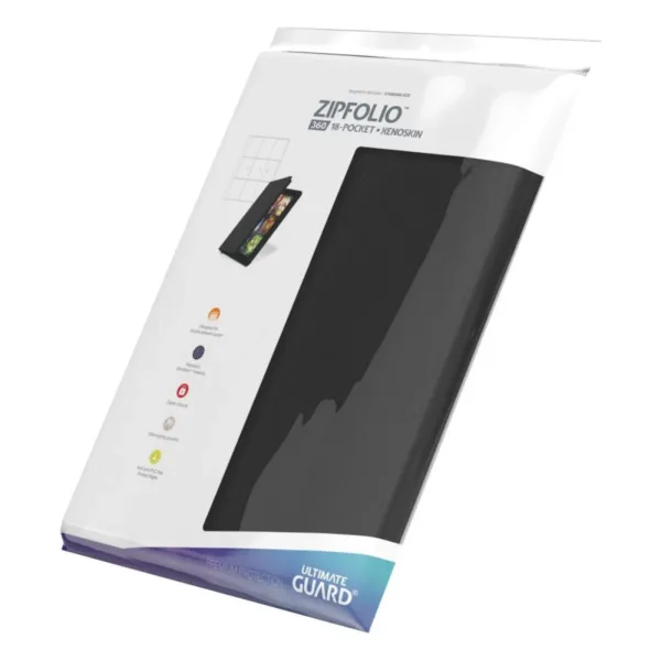 Ultimate Guard Zipfolio 360 18-Pocket Xenoskin - Black - Packaging