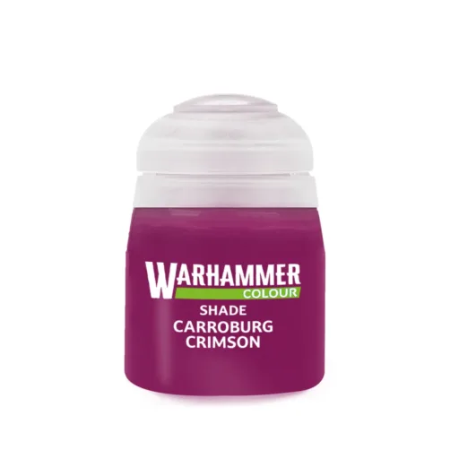 Warhammer Colour - Shade Carroburg Crimson - Paint Pot Warhammer Colour - Shade Carroburg Crimson - Paint Pot