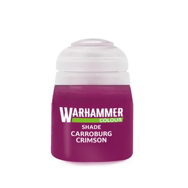 Warhammer Colour - Shade Carroburg Crimson - Paint Pot Warhammer Colour - Shade Carroburg Crimson - Paint Pot