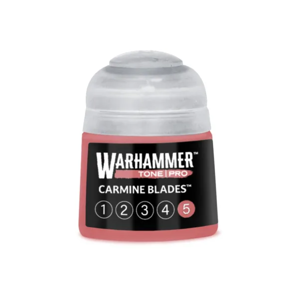 Warhammer Paint Tone Pro Carmine Blades 5 (12Ml) - Pot Warhammer Paint Tone Pro Carmine Blades 5 (12Ml) - Pot
