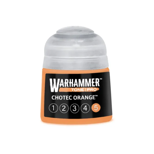 Warhammer Paint Tone Pro Chotec Orange 5 (12Ml) - Pot Warhammer Paint Tone Pro Chotec Orange 5 (12Ml) - Pot