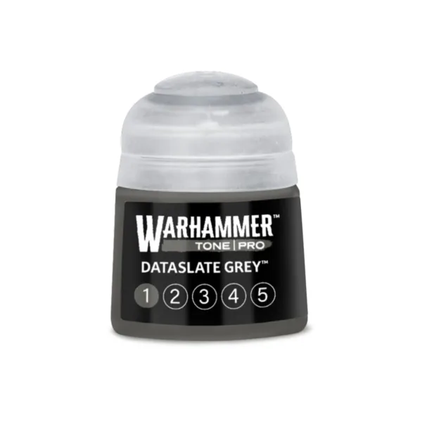 Warhammer Paint Tone Pro Dataslate Grey 1 (12Ml) - Pot Warhammer Paint Tone Pro Dataslate Grey 1 (12Ml) - Pot