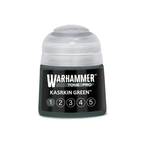 Warhammer Paint Tone Pro Kasrkin Green 1 (12Ml) - Pot Warhammer Paint Tone Pro Kasrkin Green 1 (12Ml) - Pot