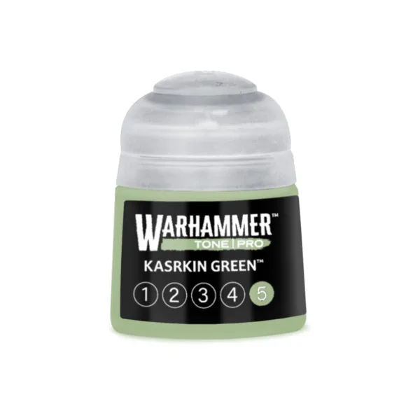 Warhammer Paint Tone Pro Kasrkin Green 5 (12Ml) - Pot Warhammer Paint Tone Pro Kasrkin Green 5 (12Ml) - Pot