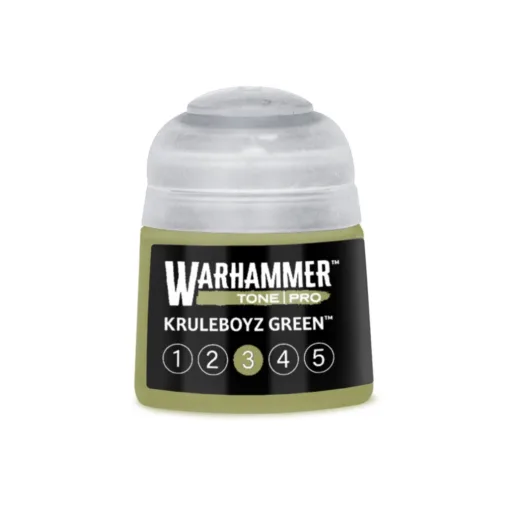 Warhammer Paint Tone Pro Kruleboyz Green 3 (12ml) - Pot