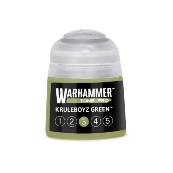 Warhammer Paint Tone Pro Kruleboyz Green 3 (12Ml) - Pot