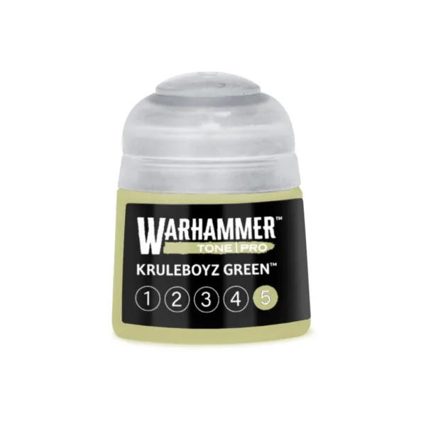 Warhammer Paint Tone Pro Kruleboyz Green 5 (12Ml) - Pot