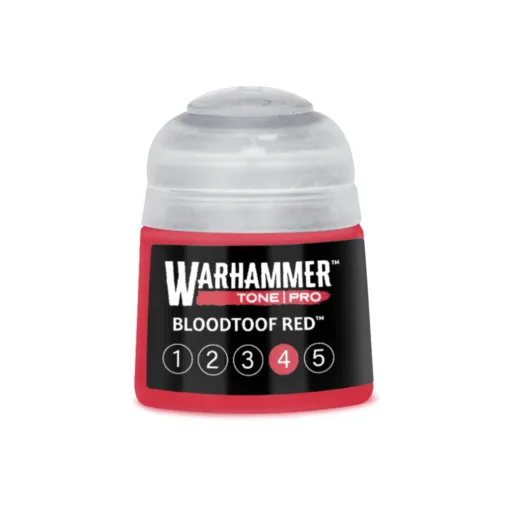 Warhammer Paint Tone Pro Bloodtoof Red 4 (12ml) - Pot